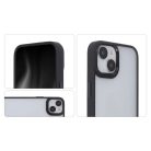 Satin Elegant Matt tok iPhone 15 Pro Max 6,7" fekete tok