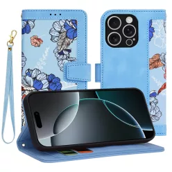 Techsuit - FlipCraft - iPhone 16 Pro - Élénk Kék tok