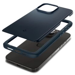 iPhone 15 Pro Max Spigen Thin Fit, metal slate tok