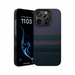   iPhone 16 Pro Benks Magnetic Armor Air Aurora Kevlar 600D tok