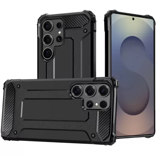 Techsuit - Hibrid Páncél - Samsung Galaxy S25 Ultra - Fekete tok