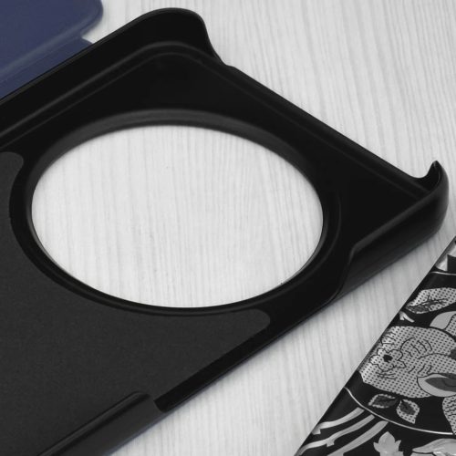 Techsuit - eFold Sorozat - Xiaomi Redmi 14C / Poco C75 - Sötétkék tok