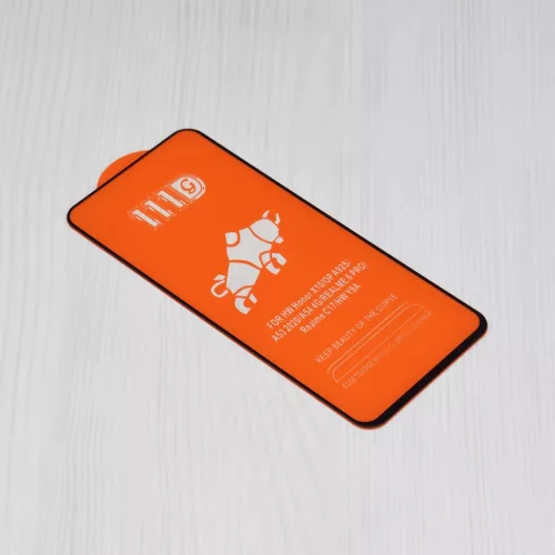 Techsuit - 111D Teljes Borítású / Teljes Ragasztó Üveg - Xiaomi Redmi Note 13 4G - Fekete üvegfólia