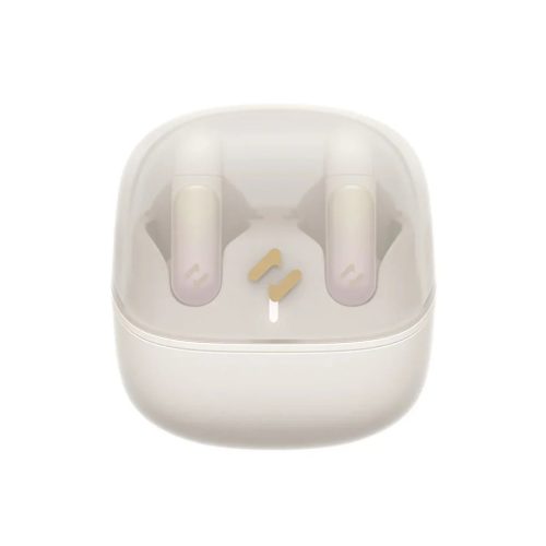 Havit Vezeték nélküli fülhallgató (TW980) - Sporthoz, nyitott fülkampós, mikrofonnal, Bluetooth 5.3, TWS, USB-C, 400mAh - Bézs