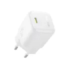 Baseus - Fali Töltő PicoGo (P10176800213-00) - GaN, Gyors Töltés, 45W, USB-C - Holdfehér