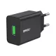 BWOO fali töltő CDA249 5V 2,4A USB-A, fekete