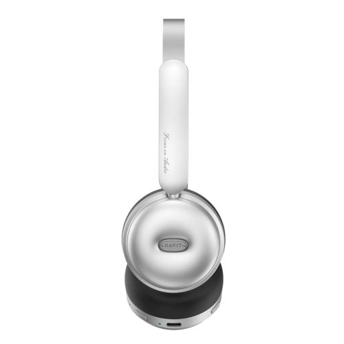 Vezeték nélküli fejhallgató Havit (H616BT) - On-ear, Bluetooth 5.4, 400mAh, Type-C - Ezüst / Fekete