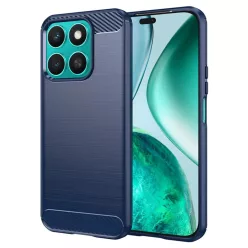 Techsuit - Szén szilikon - Honor X8c - Kék tok