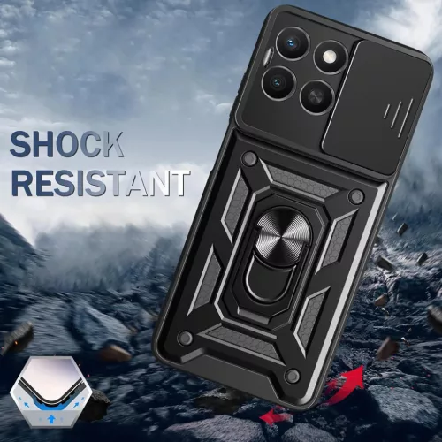 Techsuit - CamShield sorozat - Honor X8c - Kék tok