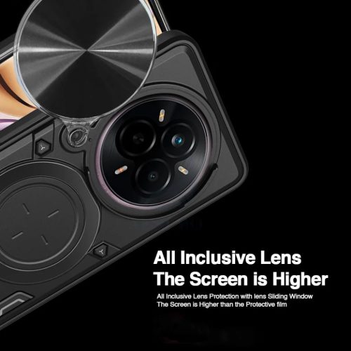 Techsuit - CamGuard Pro - Realme 14 Pro+ - Fekete tok