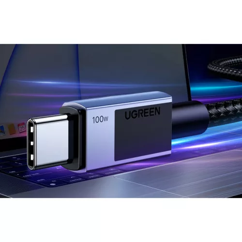 Ugreen USB-C to USB-C PD Gyors Töltő Kábel L512 (Űrszürke) 3m