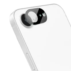   Techsuit - Teljes Kameravédő Üveg - iPhone 16e/17e - Fekete üvegfólia