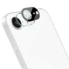Techsuit - Teljes Kameravédő Üveg - iPhone 16e/17e - Fekete üvegfólia