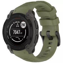   Techsuit - 22 mm-es óraszíj (W076) - Garmin Instinct E 40 mm - Zöld