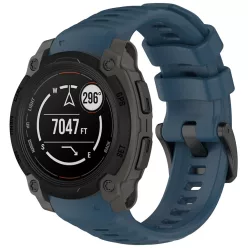   Techsuit - Óraszíj 22mm (W076) - Garmin Instinct E 40mm - Sötétkék