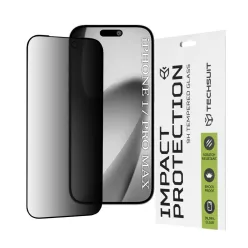   iPhone 17 Pro Max Techsuit 111D Privacy Teljes Ragasztás Fekete üvegfólia