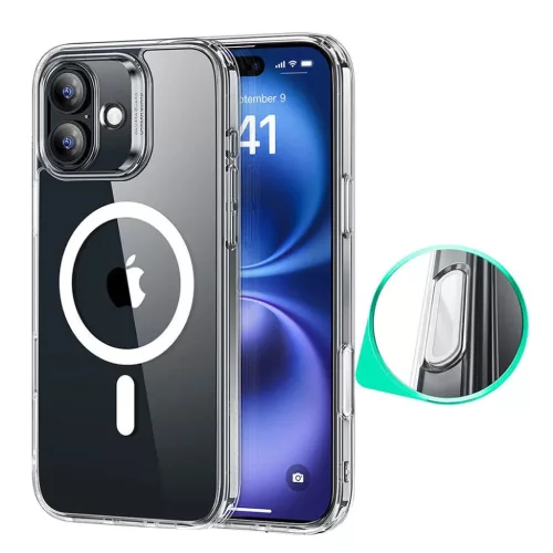 iPhone 16 Átlátszó ESR Klasszikus Hibrid HaloLock tok