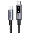 UGREEN L509 USB-C - USB-C kábel, 100W, 5A, 0.5m, Szürke