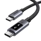 USB-C - USB-C kábel UGREEN L509, 100W, 5A, 3m, Szürke