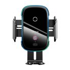 Baseus autós tartó 15W-os töltővel (fekete) Bayern kiadás, szellőzőre, műszerfelra