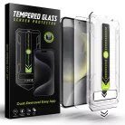 Samsung Galaxy S25 Plus / Galaxy S24 Plus - Techsuit TitanGlass CrystalHD - Átlátszó Képernyővédő üvegfólia