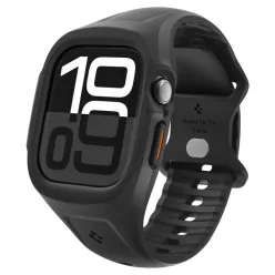   Apple Watch 10/11 (46 mm) Matt fekete Spigen Liquid Air Pro tok