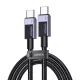Ugreen L512 USB-C USB-C kábel, 1m, 5A, 480Mbps, csillagszürke