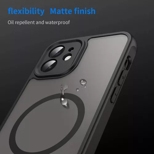 iPhone 11 Fekete Techsuit HaloFrost II MagSafe tok