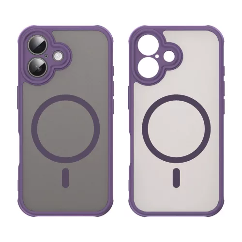 Techsuit - HaloFrost II MagSafe - iPhone 16 - Lila tok