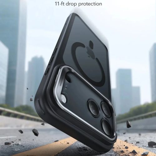 iPhone 17 Pro Max Frosted Black ESR Classic Hybrid HaloLock Kickstand tok