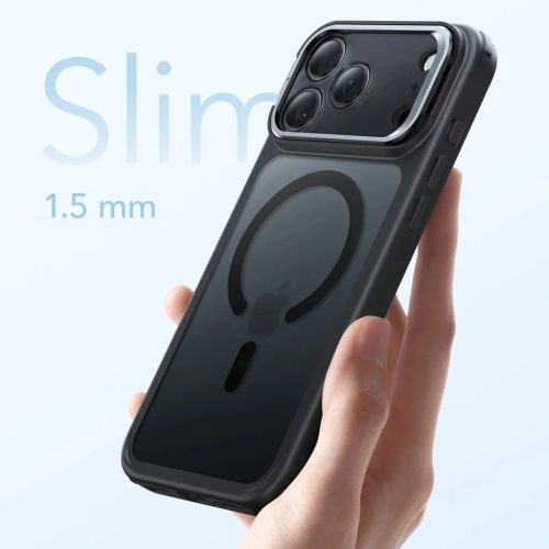 iPhone 17 Pro Max Frosted Black ESR Classic Hybrid HaloLock Kickstand tok