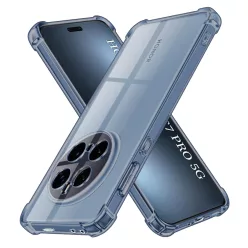   Honor Magic7 Pro Füst Fekete Techsuit Ütésálló Átlátszó Szilikon tok