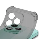 Samsung Galaxy A35 5G - Techsuit ütésálló átlátszó szilikon MagSafe tok - Füstfekete.