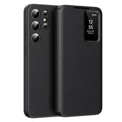   Techsuit - SmartView Sorozat - Samsung Galaxy S23 Ultra - Fekete tok