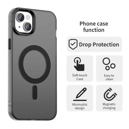 iPhone 14 Fekete Techsuit CandyCase MagSafe tok