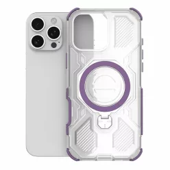   iPhone 15 - Techsuit - Carbon Shield PRO - Lila Átlátszó tok