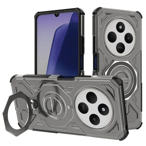 Xiaomi Redmi 14C / Poco C75 - Techsuit - Carbon Shield PRO tok - Füstfekete