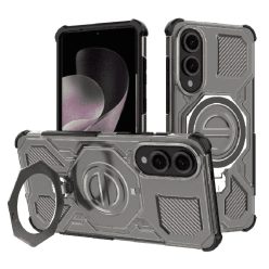   Samsung Galaxy S25 Edge - Carbon Shield PRO - Techsuit - Füstfekete tok