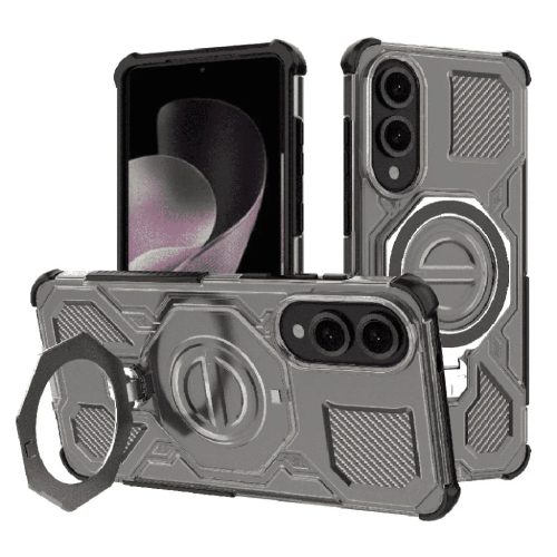 Samsung Galaxy S25 Edge - Carbon Shield PRO - Techsuit - Füstfekete tok