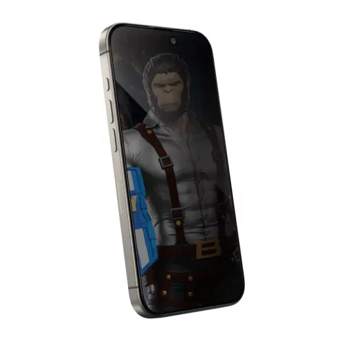 iPhone 15 Pro Fekete Blueo - Anti-Peep Üveg üvegfólia