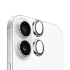Blueo - Eredeti Fémkeretes Lencsevédő (2 darab) - iPhone 16 / iPhone 16 Plus - Csillogó Gyémánt üvegfólia