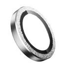 Blueo - Eredeti Fémkeretes Lencsevédő (2 darab) - iPhone 16 / iPhone 16 Plus - Csillogó Gyémánt üvegfólia