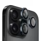 Blueo - Eredeti Fém Keretes Lencsevédő (3 darab) - iPhone 15 Pro - Kék üvegfólia