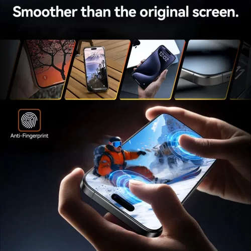 iPhone 17 Pro Max Torras - GlassGo Install Master - Átlátszó üvegfólia