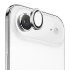 iPhone 17 Air Ezüst Gyémánt Blueo - Original Fémkeretes Lencseüveg üvegfólia