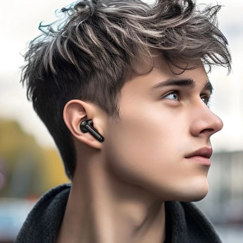 Borofone TWS Bluetooth Fülhallgató FQ1 Shine fekete