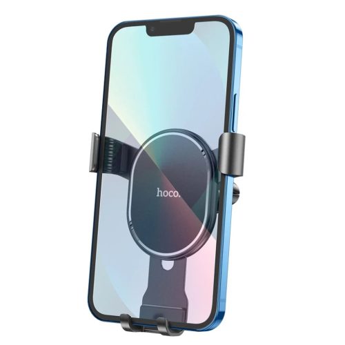 HOCO gravity autós telefontartó szellőzőrácsra CA56 PLUS fém páncél fekete