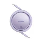 Baseus Free2Draw USB-C - USB-C kábel, PD, 100 W, 1 m (lila)