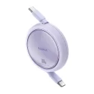 Baseus Free2Draw USB-C - USB-C kábel, PD, 100 W, 1 m (lila)