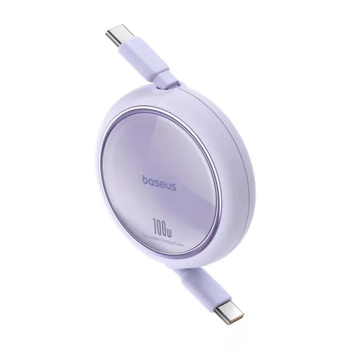 Baseus Free2Draw USB-C - USB-C kábel, PD, 100 W, 1 m (lila)